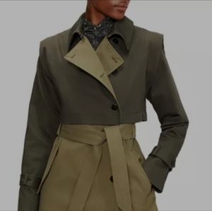 COPY - Colour  Blocked cotton Mac